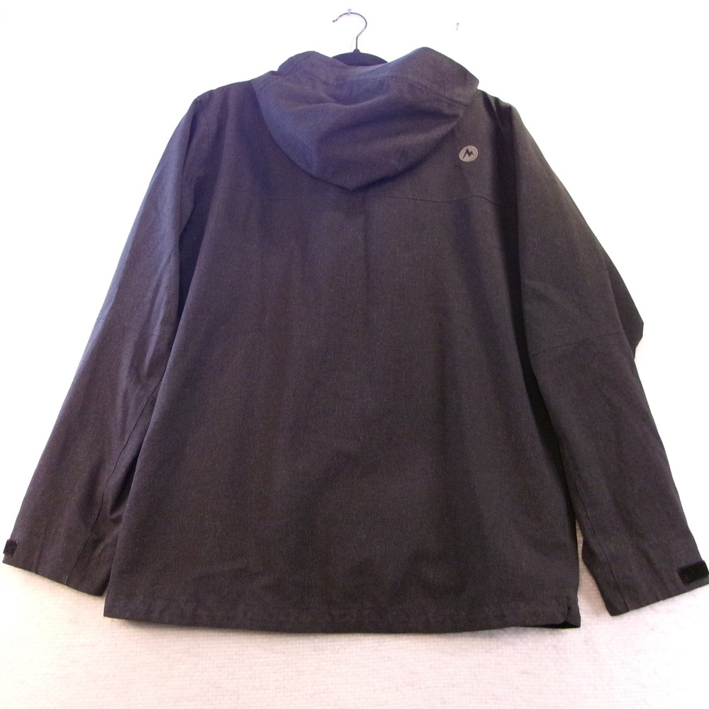 Marmot Mens Medium Hooded Softshell Jacket Gray Heather Full Zip N11550 - Picture 8 of 8